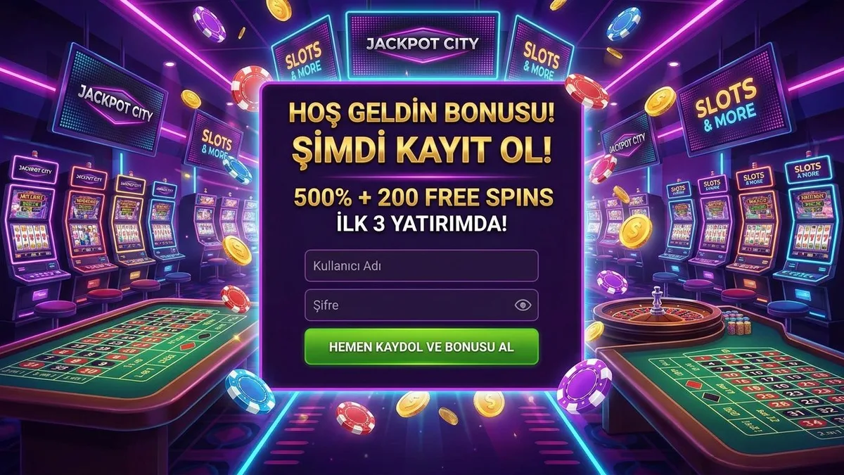 Bonusla kayıt olun